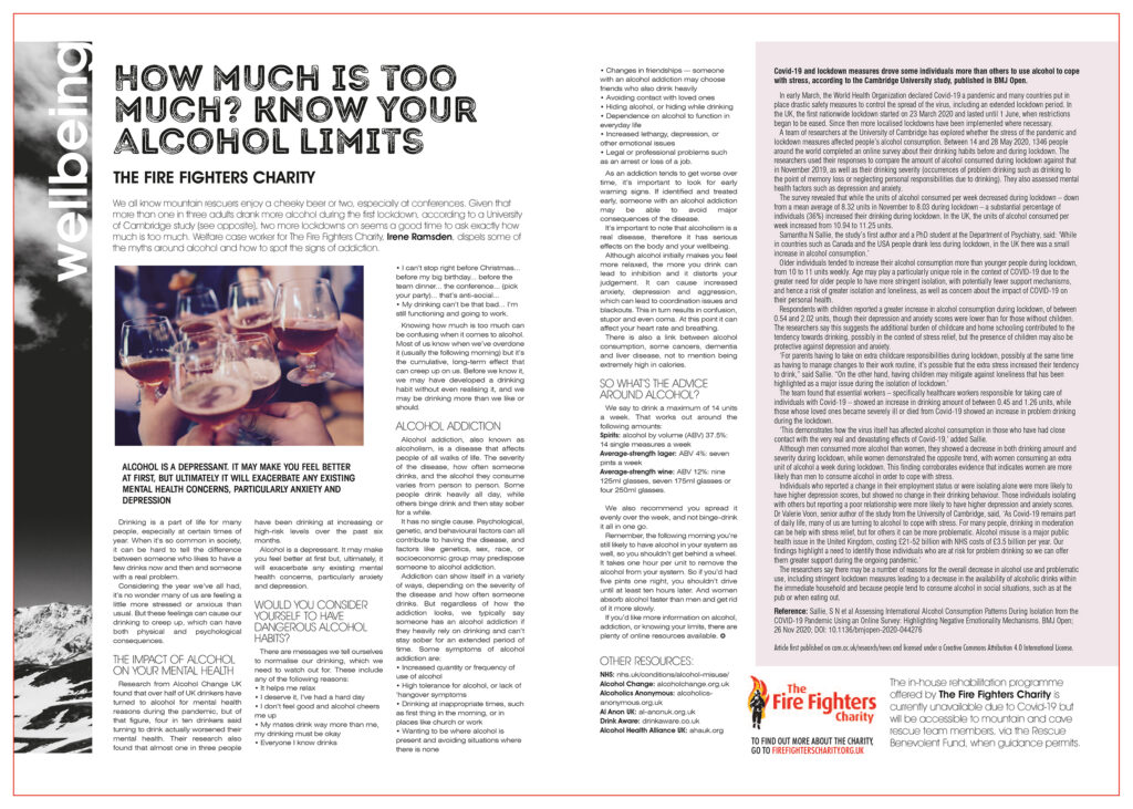 Know your alcohol limits