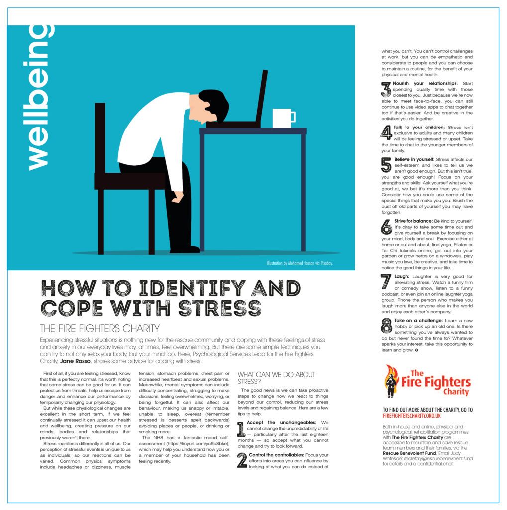 Identify and cope with stress