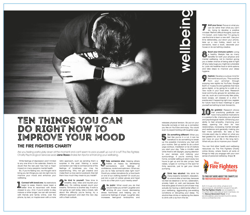 Improve your mood with ten simple ideas